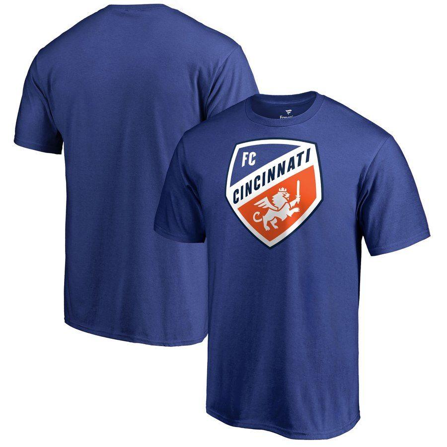 Cincinnati Team Logo - Men's FC Cincinnati Fanatics Branded Royal Primary Team Logo T-Shirt