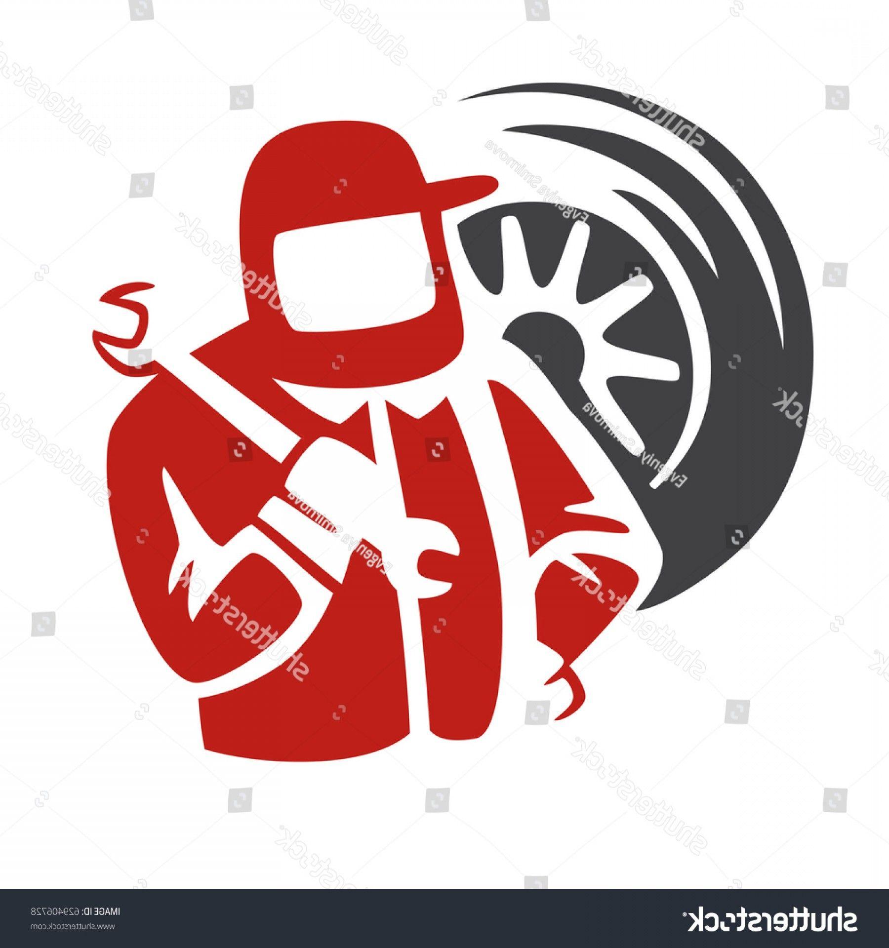 Mechanic Shop Logo - Auto Repair Shop Logo Repairman Silhouette