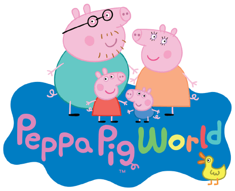 Peppa Pig Logo - Peppa Pig World At Paultons Park. New Forest, Hampshire