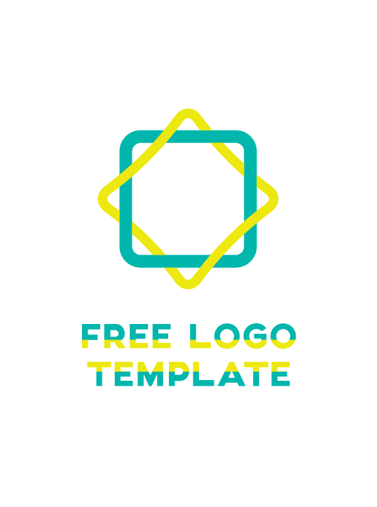 Google Squares Logo - Couple of Squares Logo | Free Logo Template