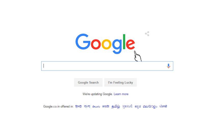 Google Search Logo - Google's new logo dedicated a doodle on its homepage | BGR India