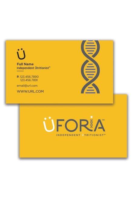 Yellow Business Logo - Üforia Yellow Business Card - Uforia Gear