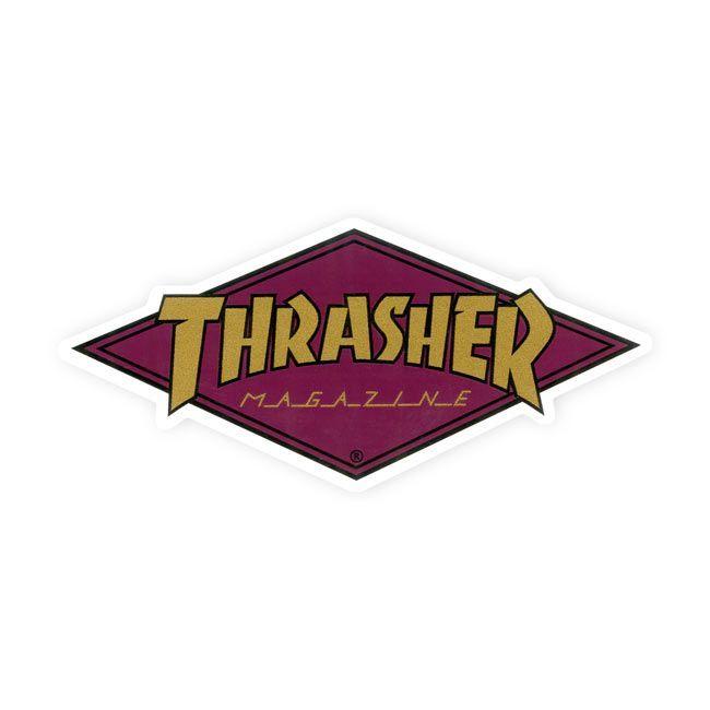Thrasher Diamond Logo - Thrasher Magazine Shop - Diamond Logo Sticker