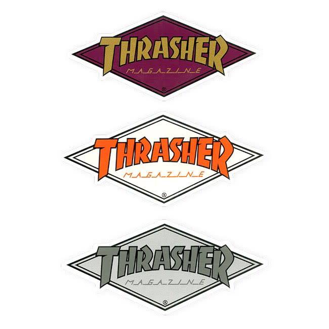 Thrasher Diamond Logo - Thrasher Thrasher Diamond Logo Sticker - Attic Skate & Snow Shop