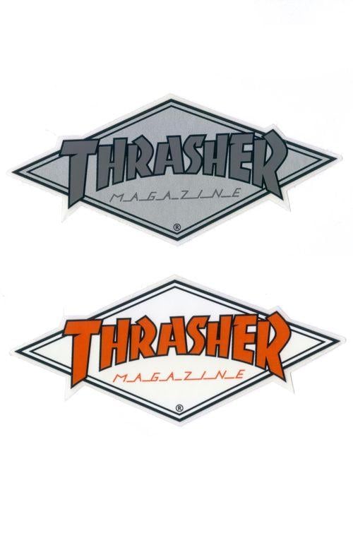 Thrasher Diamond Logo - Thrasher, Diamond Logo Sticker | MLTD