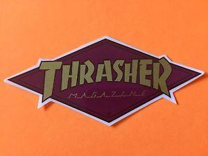 Thrasher Diamond Logo - Thrasher Magazine Skateboard Sticker Diamond Logo Decal Mag Skate