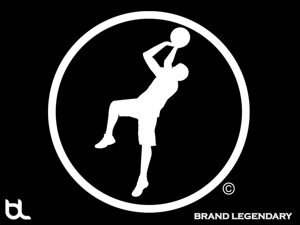 Black and White Basketball Logo - Nba black and white Logos
