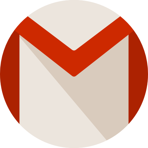 Circle Gmail Logo - Gmail Email Circle Logo Png Image