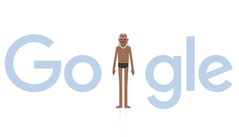 Homepage Google Logo - BKS Iyengar's 97th Birthday