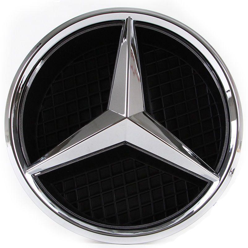 Mercedes Logo - MERCEDES BENZ 2011-2018 LED WHITE LIGHT CAR STAR LOGO BADGE EMBLEM ...