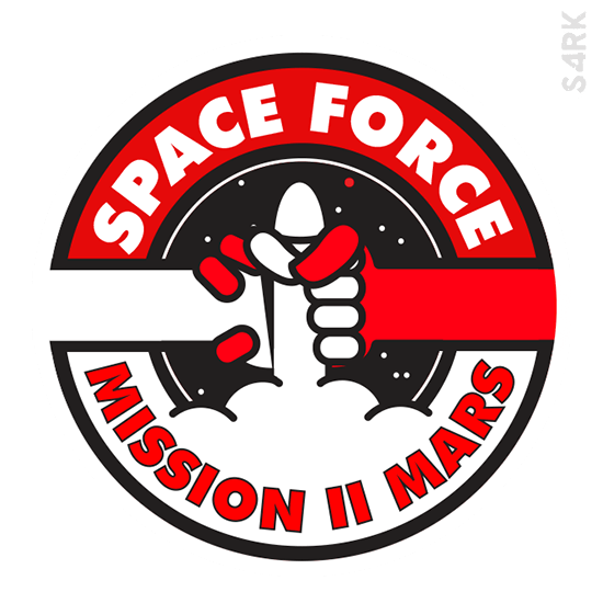 Space Mission Logo - NEW Space Force logo - Mission to Mars : PoliticalHumor