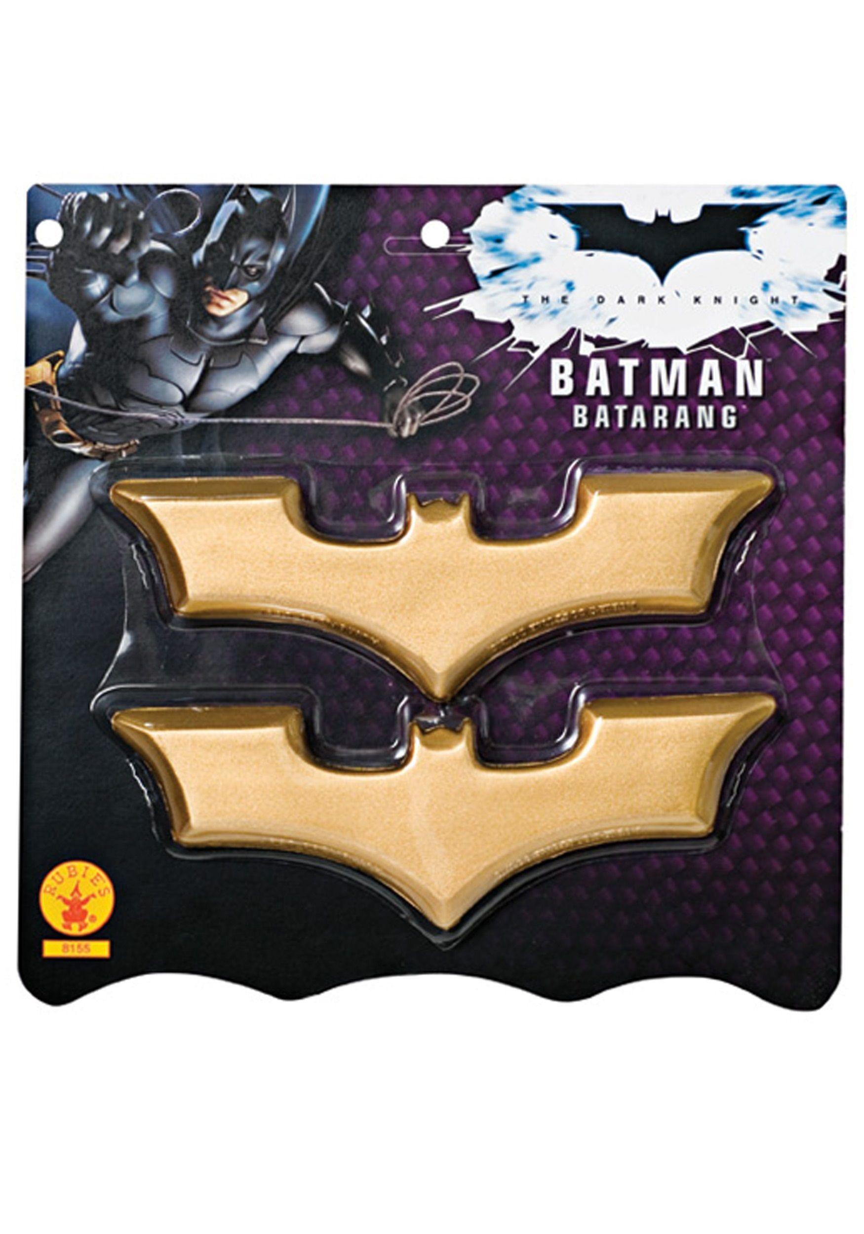 Batman Boomerang Logo - Batman Boomerangs - Batman Dark Knight Costume Accessories
