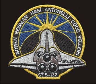 Space Mission Logo - NASA STS-132 Atlantis Space Mission Patch