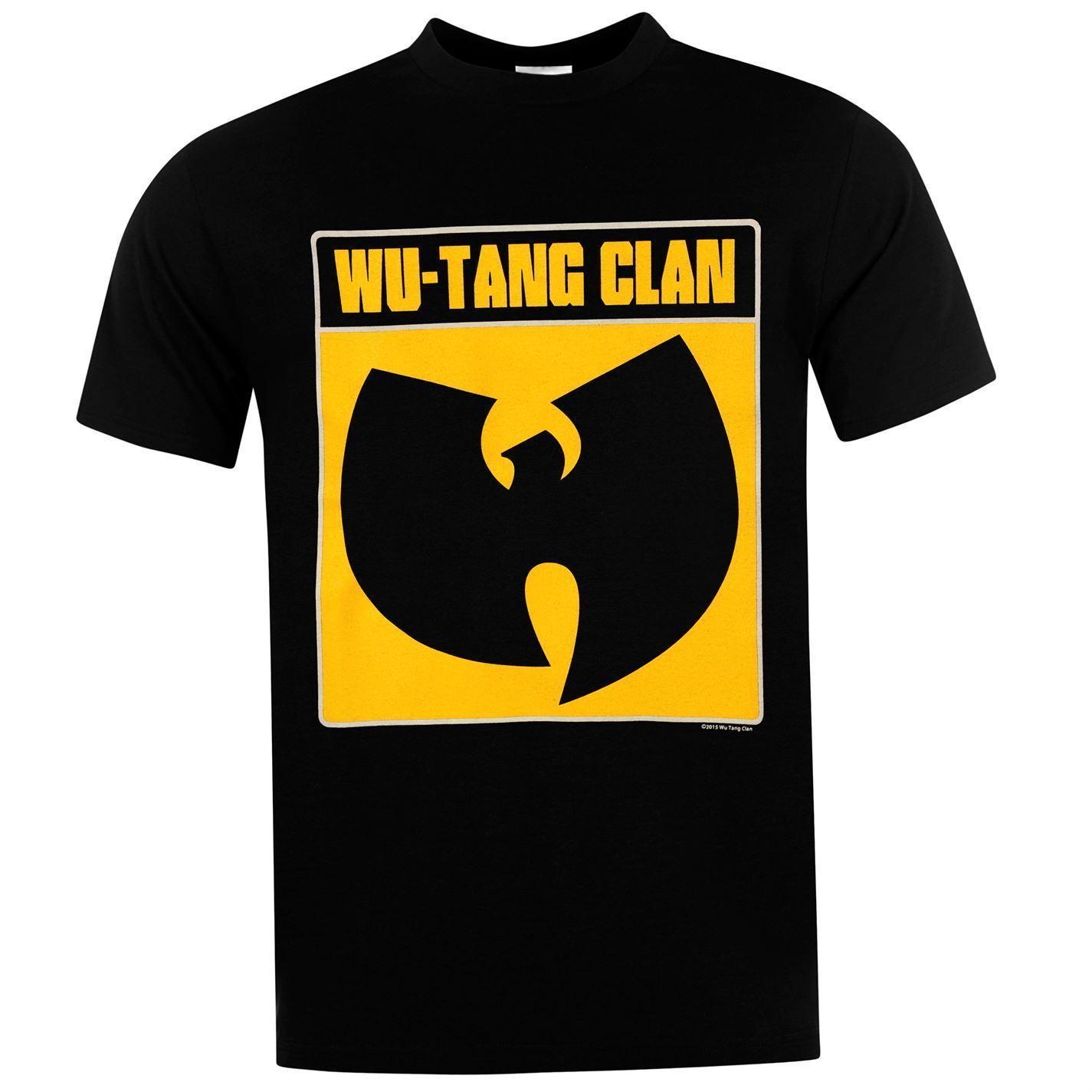 Dear Clan Logo - Wu Tang Clan Logo Official Band T-Shirt Mens Black Music Top Tee T ...