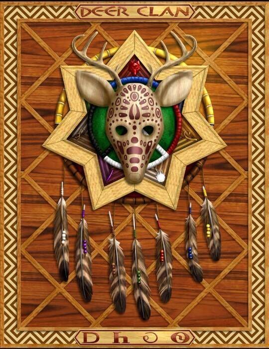 Dear Clan Logo - The Deer Clan A ni a wi Members of the Deer Clan were historically ...