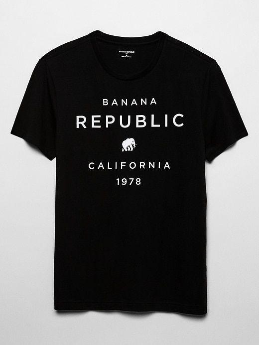 Banana Republic Logo - Modern Logo Graphic T Shirt | Banana Republic Factory