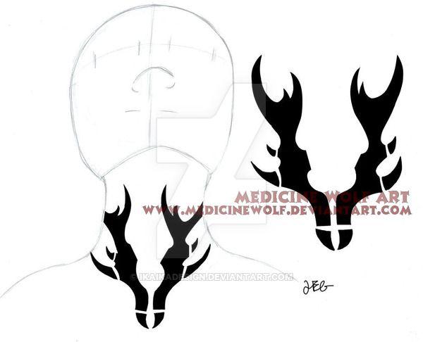 Dear Clan Logo - Deer Clan tattoo fin