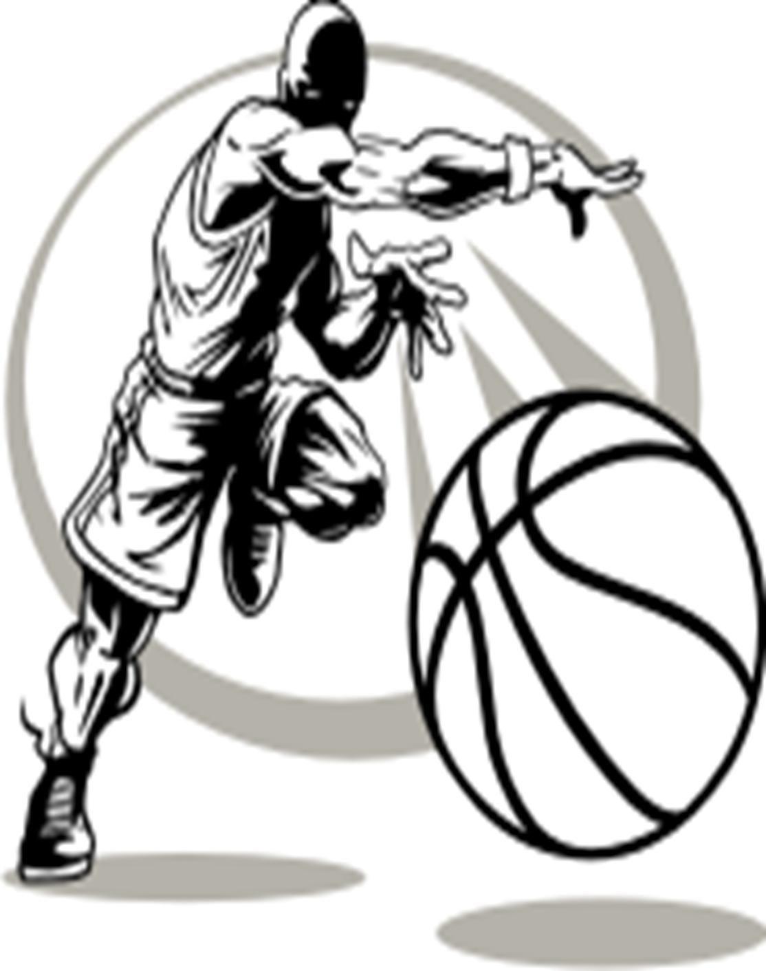 Black and White Basketball Logo - Basketball Logo Clip Art - Cliparts.co