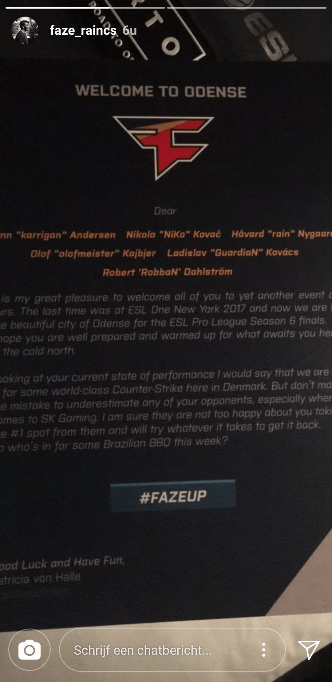 Dear Clan Logo - ESL's letter to FaZe Clan : GlobalOffensive