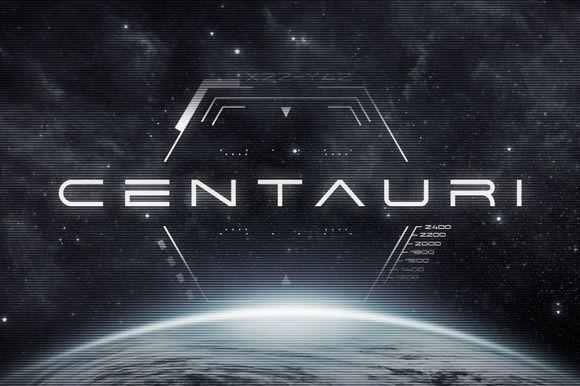Cool Futuristic Logo - Centauri - Futuristic Font by Tugcu Design Co. on Creative Market ...
