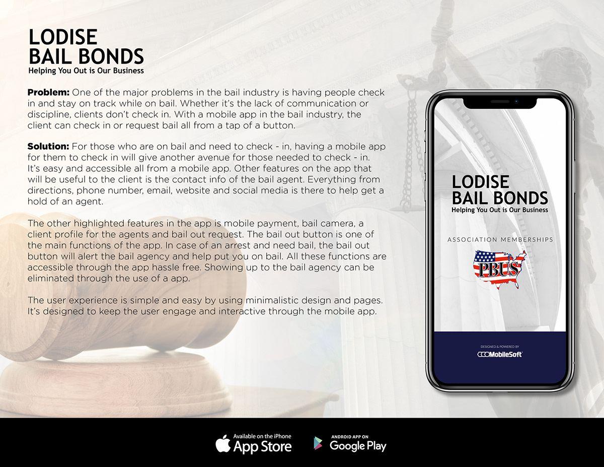 Bond App Logo - Bail Bond App UI/UX Design and Code on Behance