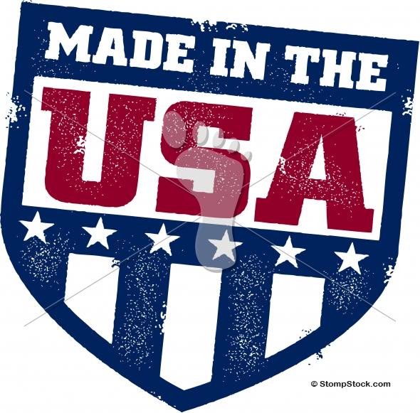 Made in USA Logo - Vintage Made in the USA Shield Logo | StompStock - Royalty Free ...
