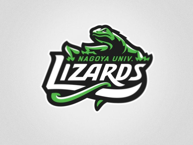 Lizard Sports Logo - Nagoya Univ. Lizards. Sports logos. Logo design, Logos, Logo