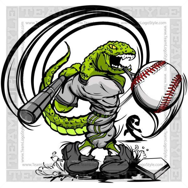 Lizard Sports Logo - Lizard Baseball Logo Clipart Lizard