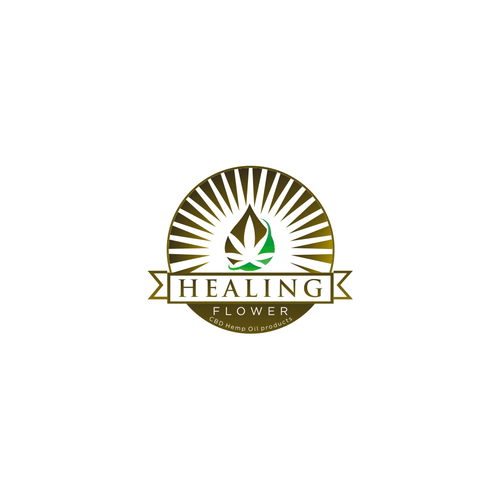 Flowered U Company Logo - Healing Flower CBD Oil | Logo design contest