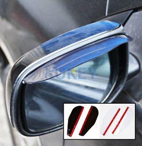 Wings and Shield Car Logo - Car Door Side Rear View Wing Mirror Rain Visor Board Guard Weather