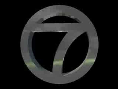 Circle 7 Logo - Chrome look in 3d circle 7