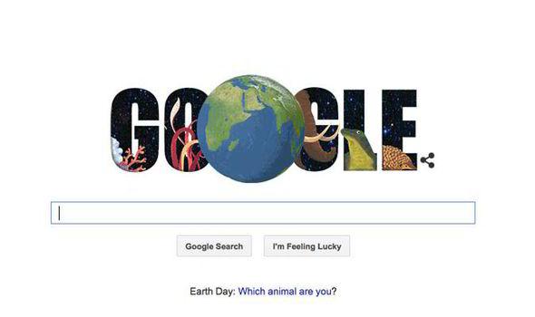 Homepage Google Logo - Google Doodle celebrates Earth Day 2015 with a quiz about our planet