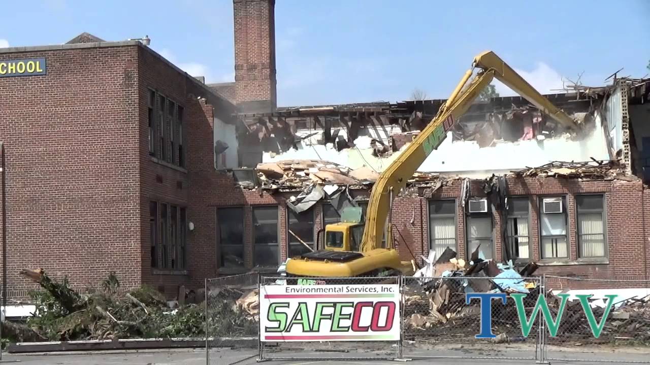 Fairmont High Logo - Demolition of East Fairmont Jr. High School - YouTube