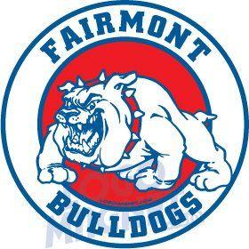 Fairmont High Logo - FAIRMONT HIGH SCHOOL BULLDOGS Custom Car Magnet