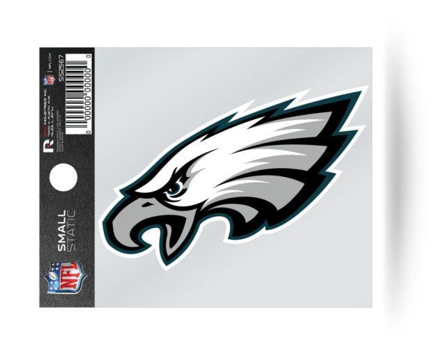 Small Eagles Logo - Philadelphia Eagles Logo Static Cling Sticker Window or Car NFL | eBay