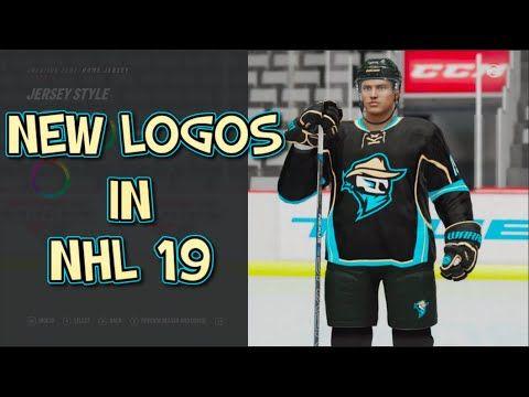 Hockey Team NHL 13 Create a Logo - CREATING JERSEYS FOR THE NEW LOGOS IN NHL 19!!!! - YouTube