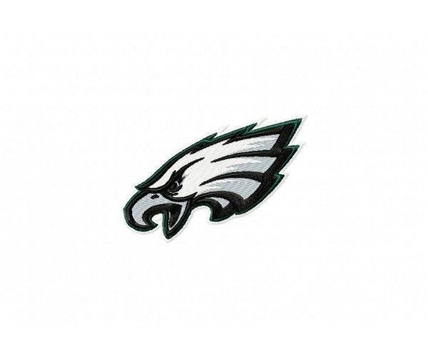 Small Eagles Logo - Philadelphia Eagles logo machine embroidery design for instant