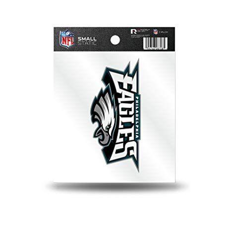 Small Eagles Logo - Amazon.com : Rico NFL Philadelphia Eagles Small Static Decal, One