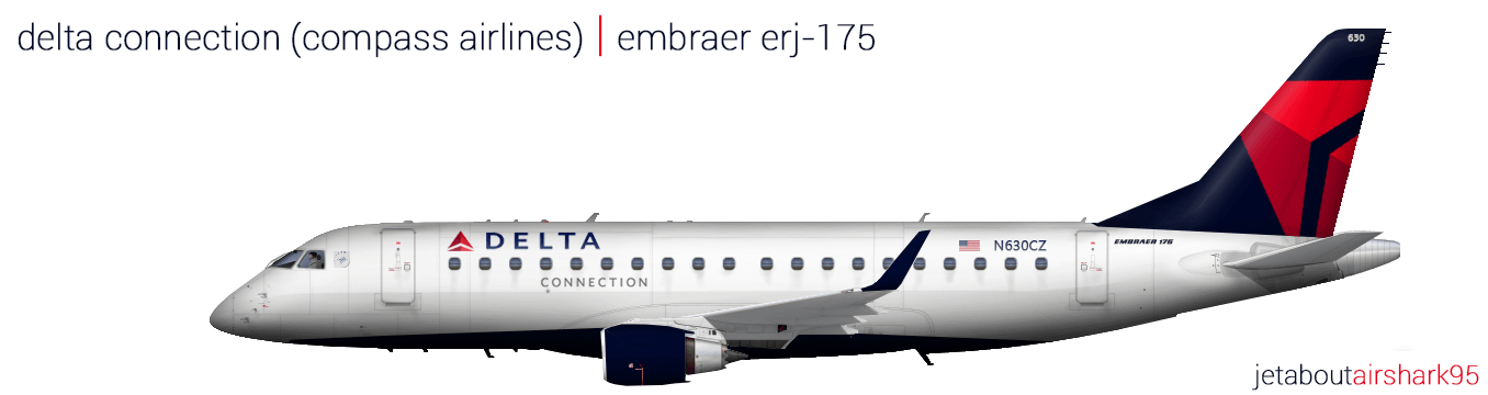 Compass Airlines Logo - Delta Connection (Compass Airlines) ERJ-175 - re-create - by ...