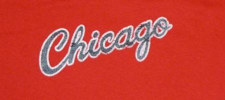 Bulls Cursive Logo - Chicago Bulls Adidas Mens Vintage Cursive Logo Red T Shirt ...