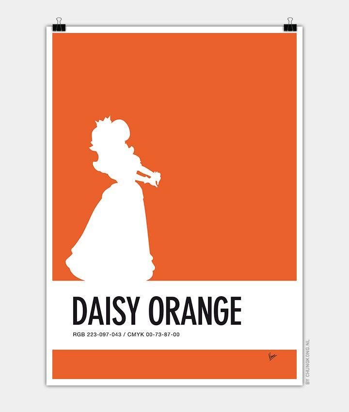 Princess Daisy Logo - No35 My Minimal Color Code poster Princess Daisy - CHUNGKONG