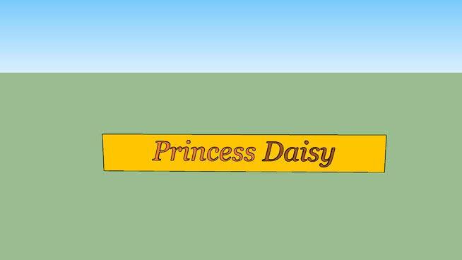 Princess Daisy Logo - Mario Kart 'Princess Daisy' Billboard | 3D Warehouse