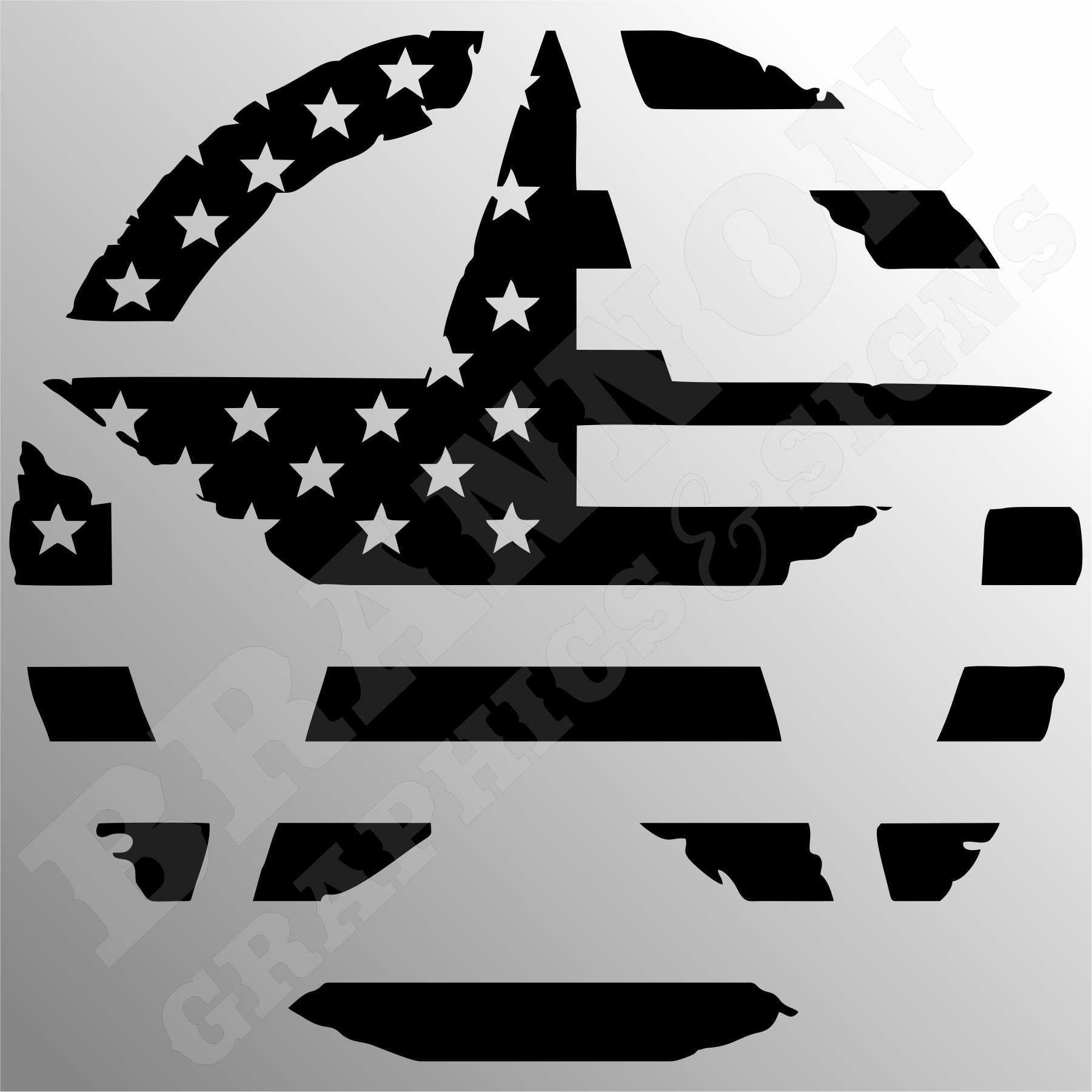 Military Flag Logo - Army Star with Flag Logo