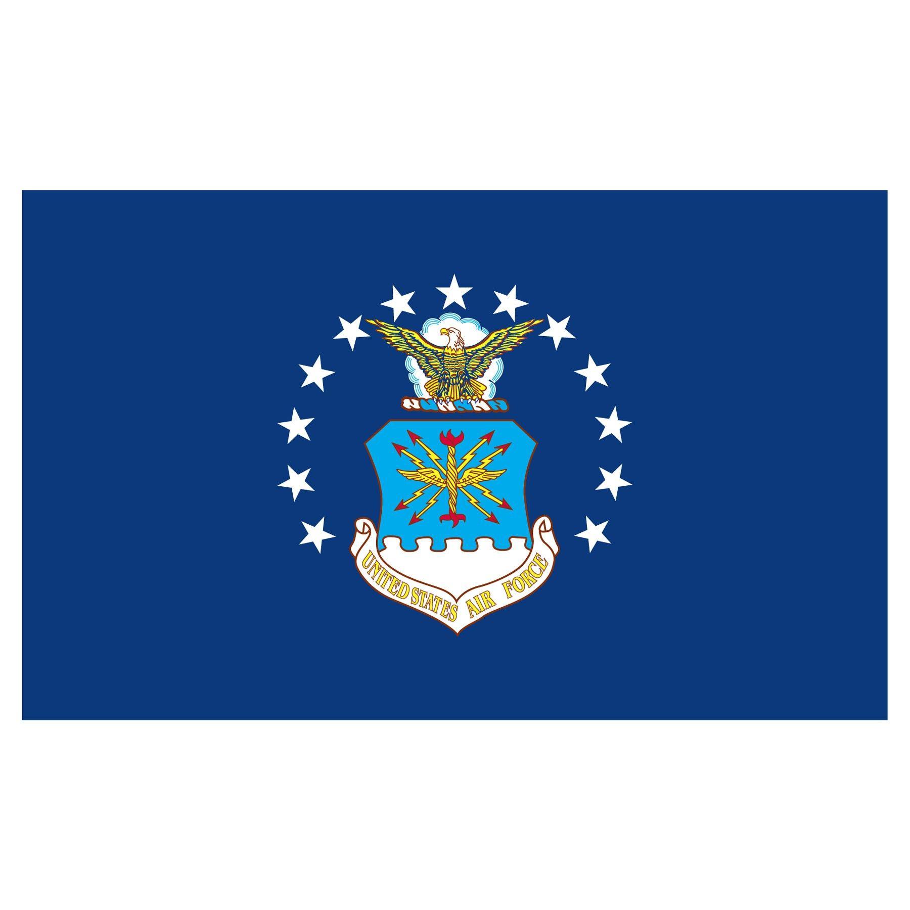 Military Flag Logo - US Air Force Flag 4ft x 6ft Heavy Duty Spun Polyester