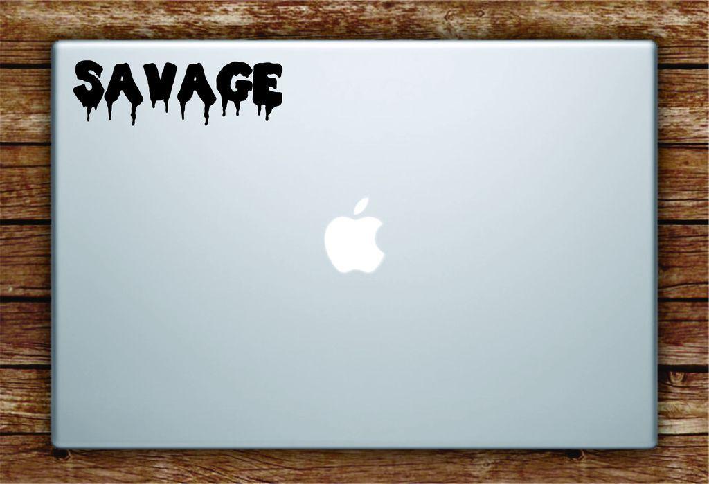 Savage Dope Logo - Savage Laptop Apple Macbook Car Quote Wall Decal Sticker Art Vinyl ...