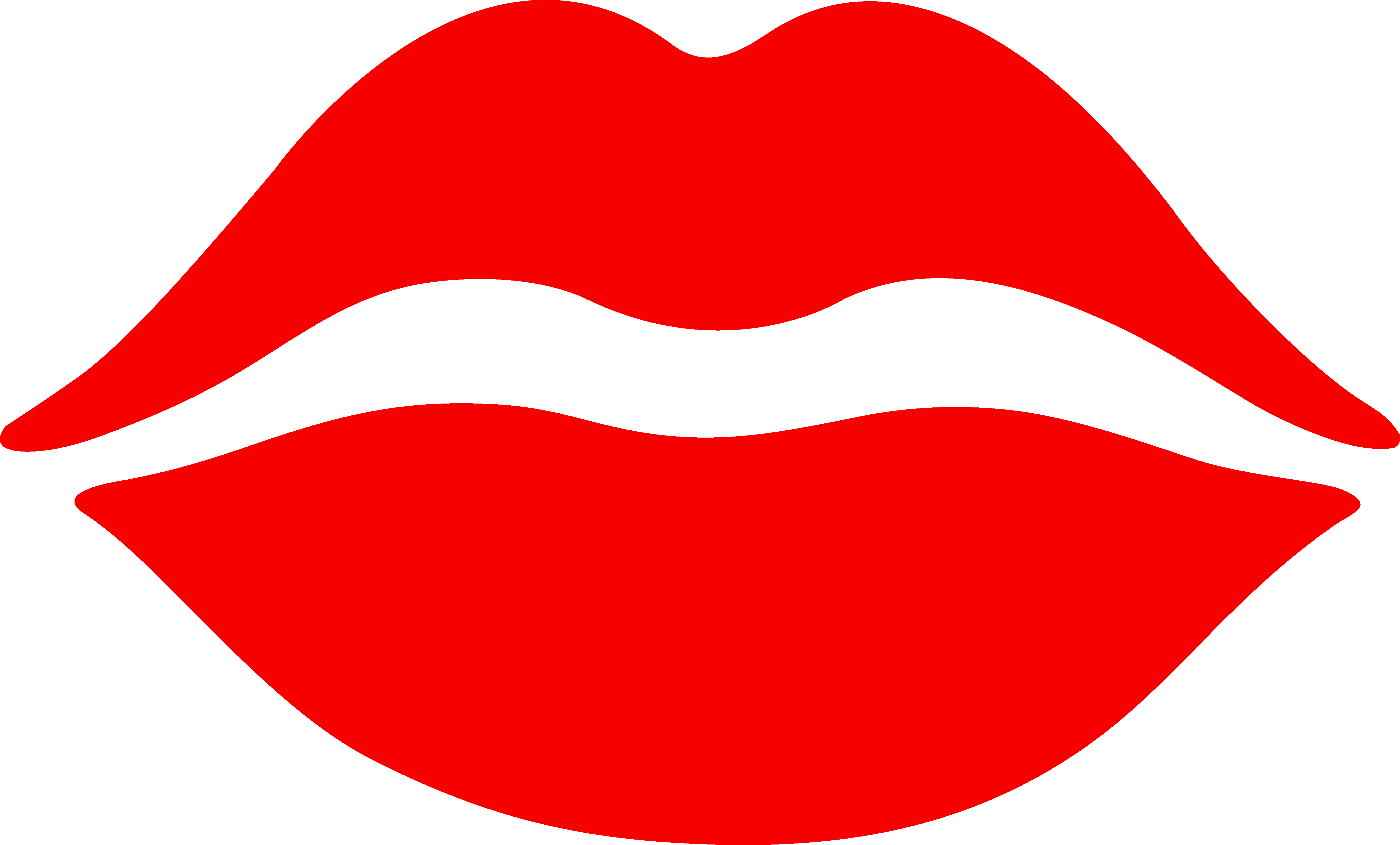 Red Lips and Mouth Logo - Free Cartoon Lips Kiss, Download Free Clip Art, Free Clip Art on ...