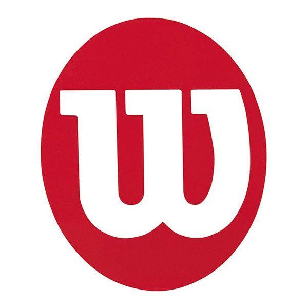 Red w Logo - Wilson W Logo Stencil for Strings
