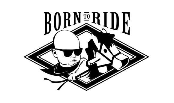 The Ride Logo - Born to Ride Logo | LMH Productions