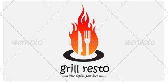 Restaurant Bar and Grill Logo - 33 Awesome Cafe & Restaurant Logo Templates | Logo | iDesignow