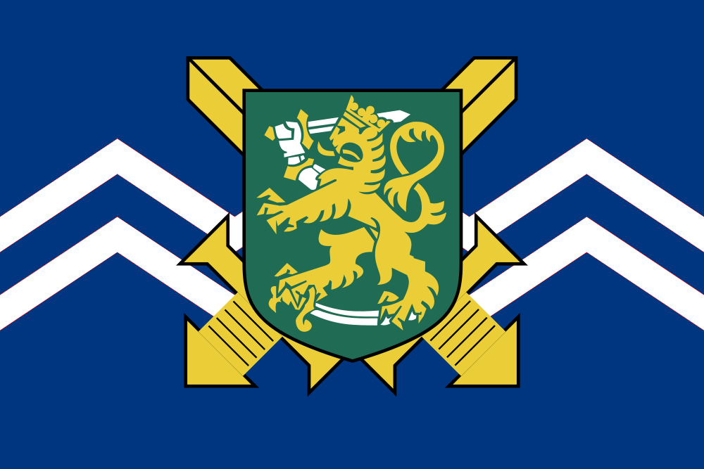 Military Flag Logo - Finnish Army Flag (PM).png. Finnish Armed Forces Finnish Military